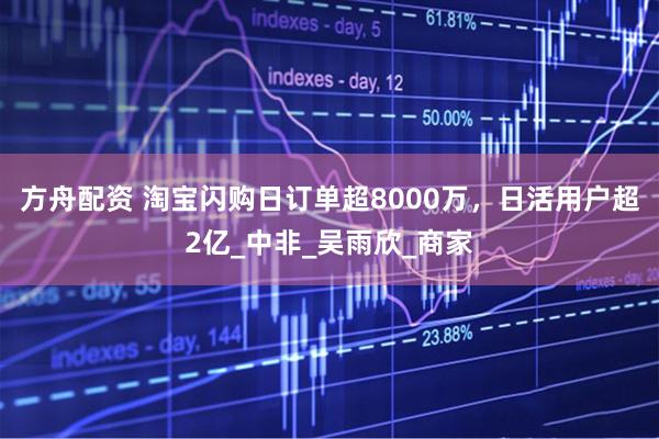 方舟配资 淘宝闪购日订单超8000万，日活用户超2亿_中非_吴雨欣_商家